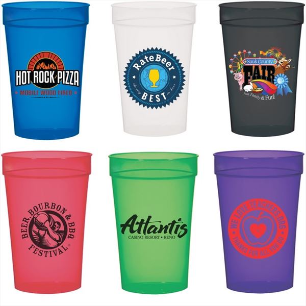 DA71417 17 oz. Translucent Stadium Cup with Custom Imprint